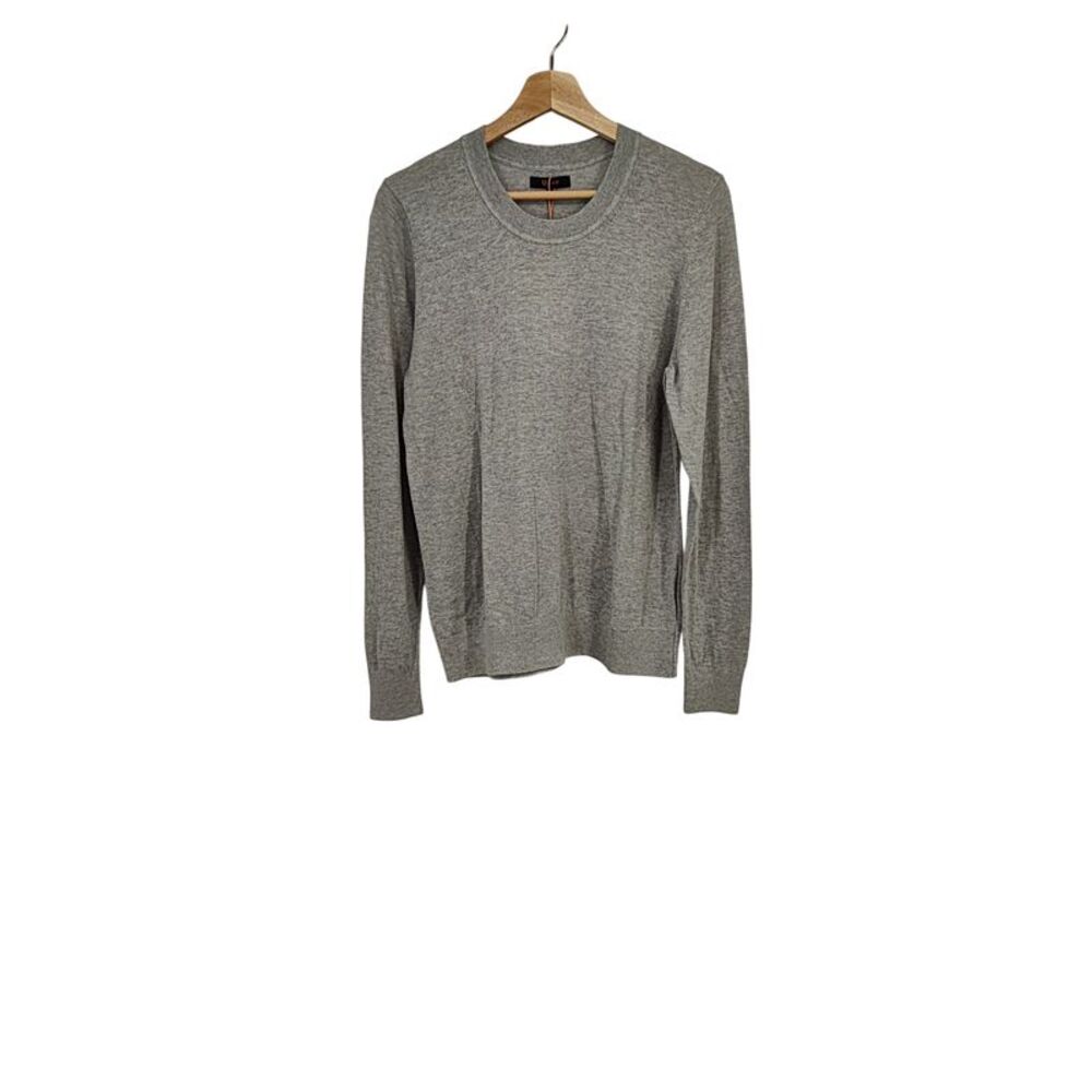 Quince Women Gray Sleeved Top L